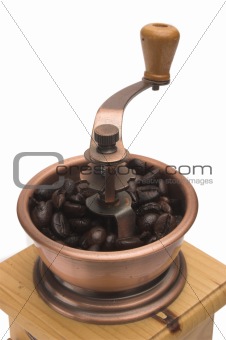 Coffee mill and coffee