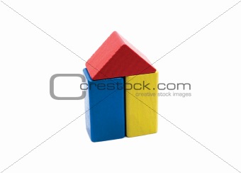 house made of building blocks