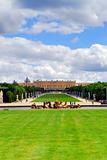 Versailles gardens and palace