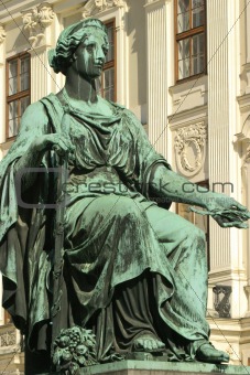 Vienna Statutue within Amalienburg