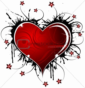 Abstract valentines design, vector