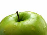 Green apple closeup