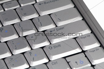 Close up keyboard