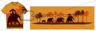 Indian elephants  