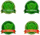 Natural Eco product labels