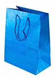 Blue gift bag