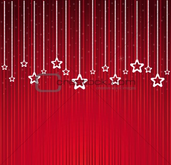 Abstract Christmas stars background 