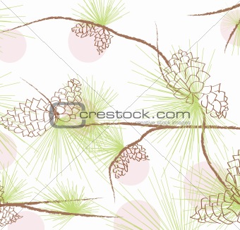 Pine cones drawing