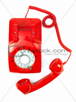 Red Phone Handset