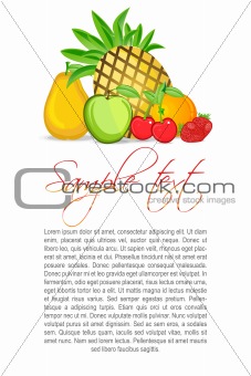 fruity text template