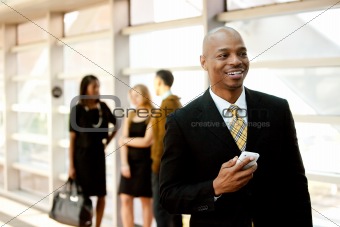 Business Man with Phone