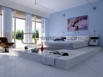 3d rendering bedroom