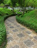 path in chinese garden