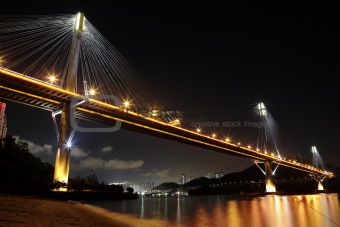 Ting Kau Bridge in Hong Kong