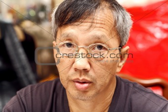 middle age asian man