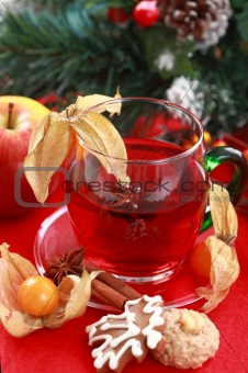 Hot drink for winter and Christmas