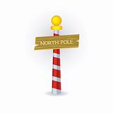 North pole sign