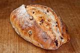 Single loaf of Cranberry sourdough bread