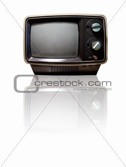Retro TV with Reflection
