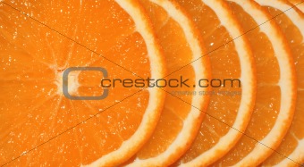 fresh tasty orange background