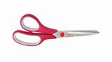 red scissor isolated on white background
