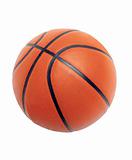 Ball for basketball of orange colour isolated on white backgroun