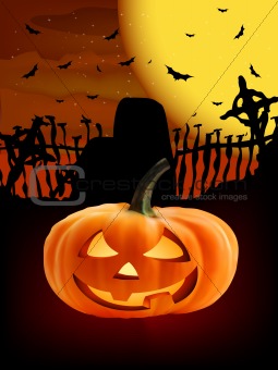 Spooky Halloween composition.
