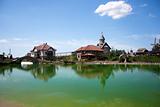 Lake in ethno village near Bijeljina