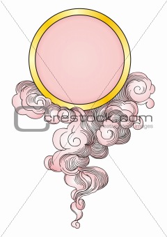 China clouds ornament vector