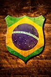 Metal Brazil shield