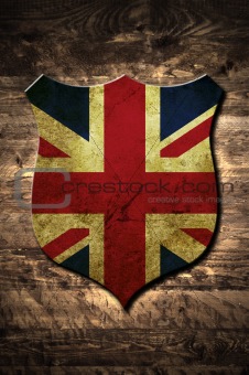 Metal United Kingdom shield