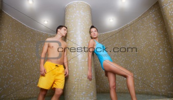 Couple in spa 