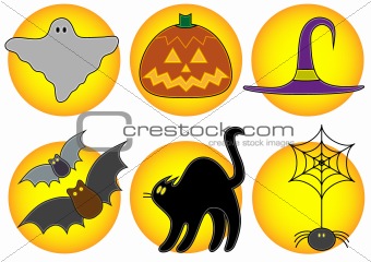 Cute Halloween icons