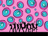 Funky party background