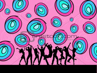 Funky party background
