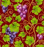 Seamless grape pattern