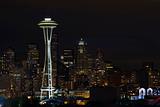 Seattle Skyline After Dark