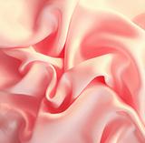 Smooth elegant pink silk as background