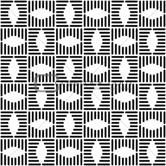 Seamless checked design. Geometric black-and-white pattern.