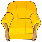 isolated colored armchair