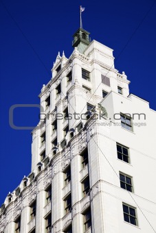 White Building against Blue Sky