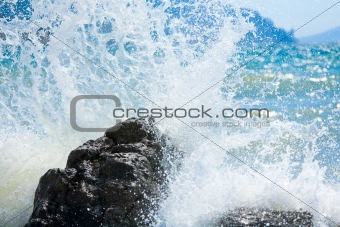 Sea surf wave