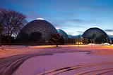 Domes of a Botanic Garden in Milwaukee; Wisconsin.