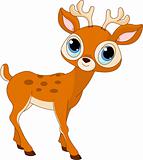 Beautiful cartoon deer