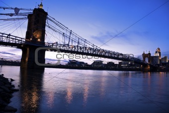 Historic bridge in Cincinnati