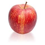 Ripe Red Apple isolated 1