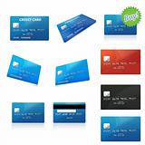 Credit card template collection