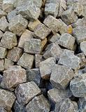 large heap of stacked cobbles