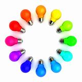 colorful bulbs