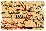 Baku old map